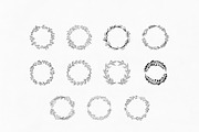 Set of floral wreaths, a Decorative Illustration by Lyolya Profitrolya (Thumbnail 4 of 5)