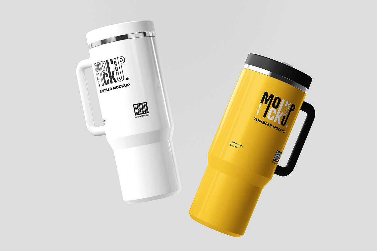 Tumbler Mockup Sets, a Cups & Container Mockup by Artnivora.Std (Photo 3 of 4)