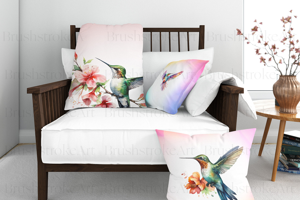 Hummingbird Clipart, Hummingbirds, an Animal Illustration by BrushstrokeArtGB (Photo 8 of 8)