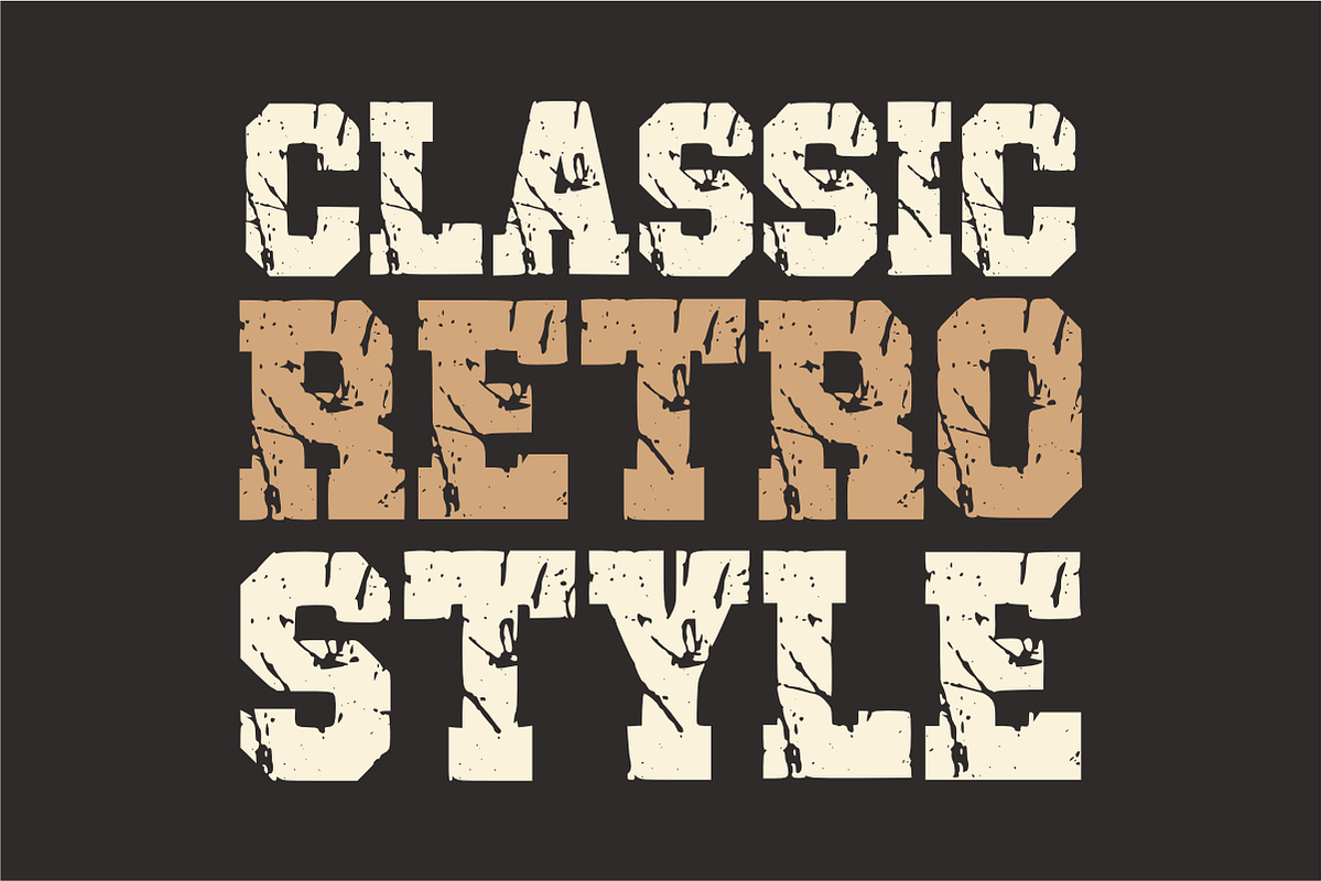 Vintage College – Varsity Font, a Slab Serif Font by KiddoGlyphs Studio (Photo 2 of 5)