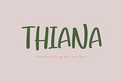 THIANA Handwriting Brush Font, a Handwritten Font by NTC Graphic (Thumbnail 1 of 8)