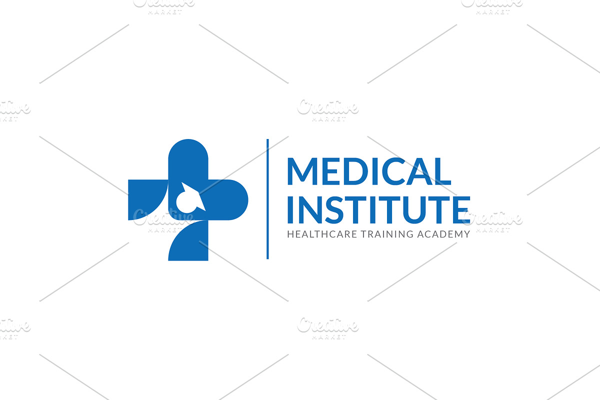 Medical institute healthcare logo, a Branding & Logo Template by Amadul11 (Photo 2 of 4)