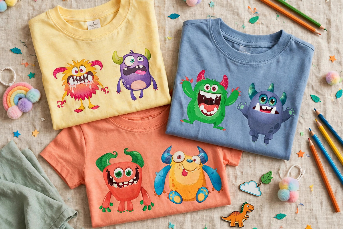 Jelly Jigglers - 6 Cute Monsters, a Decorative Illustration by D R A W K M A N (Photo 6 of 9)