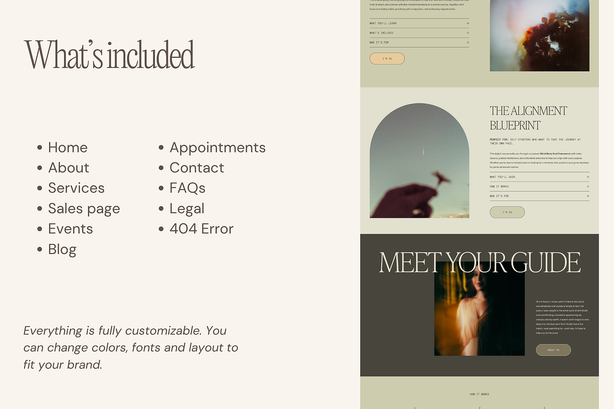 Spiritual Squarespace 7.1 Template, a Squarespace Template by Soul Mission Studio (Photo 4 of 10)