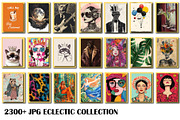 Eclectic Wall Art Collection JPG, a Wallpaper Photo by Chipshpow Graphics (Thumbnail 4 of 9)