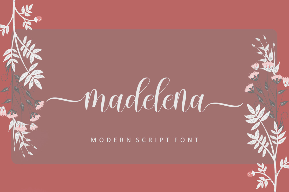 madelena, a Script Font by Strong.co (Photo 8 of 9)