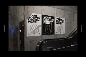 Urban Poster Wall Mockups