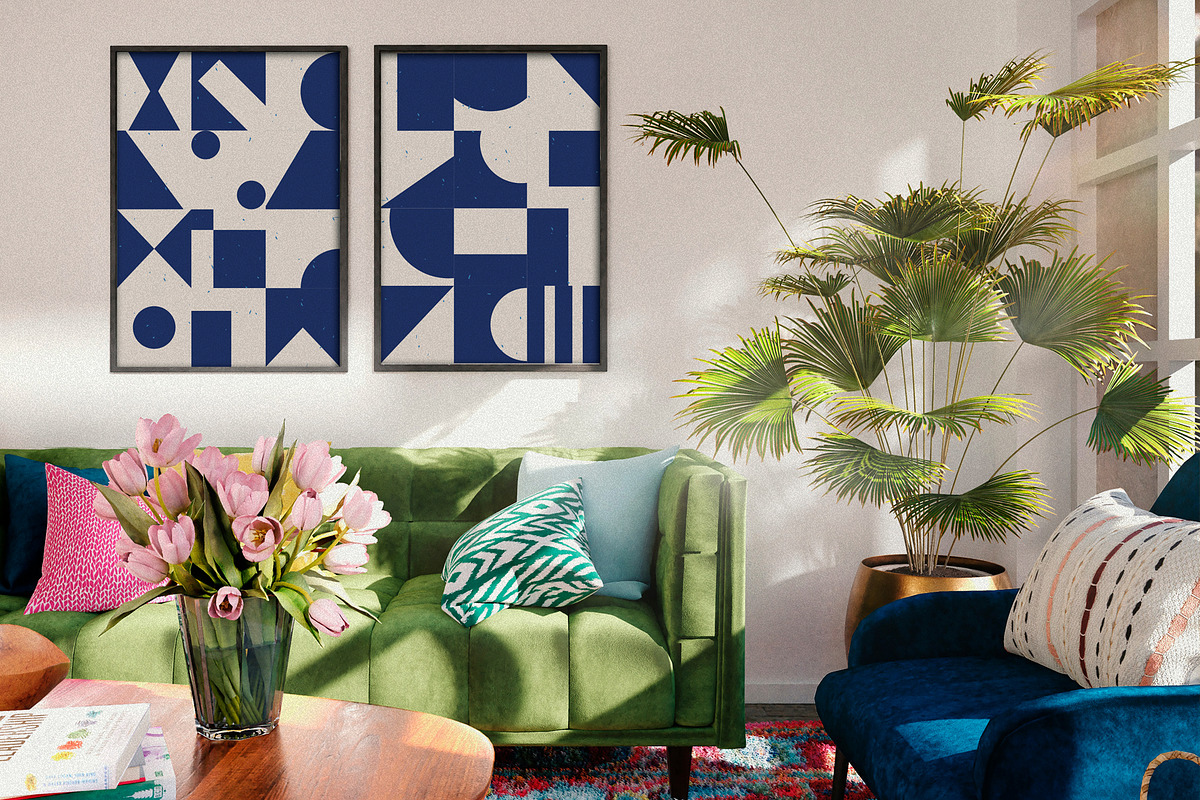 Mid-Century Posters & Retro Shapes 2, a Graphic by LEROY Design (Photo 4 of 10)
