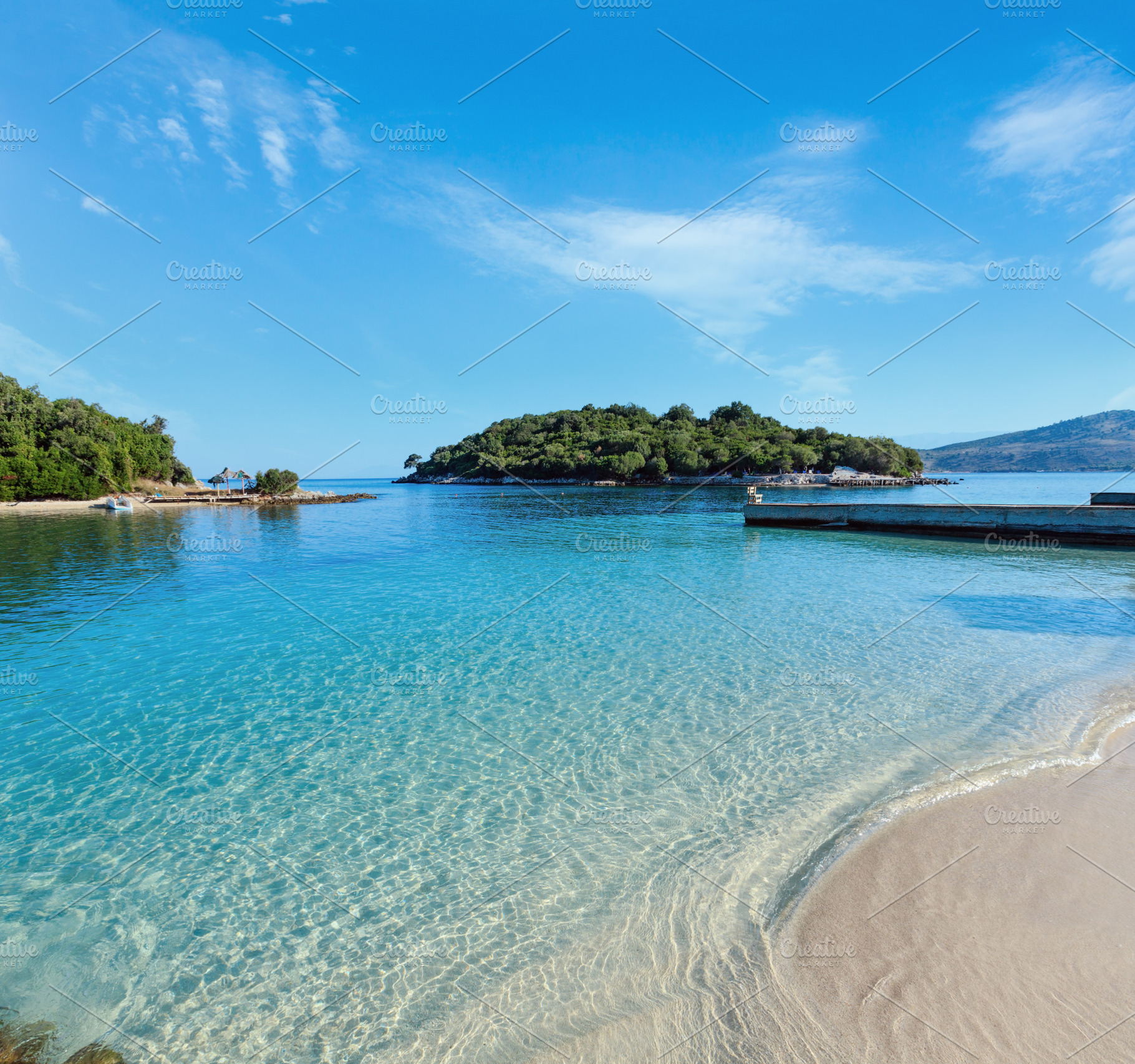 Ksamil beach, Albania., a Nature Photo by YuriyB