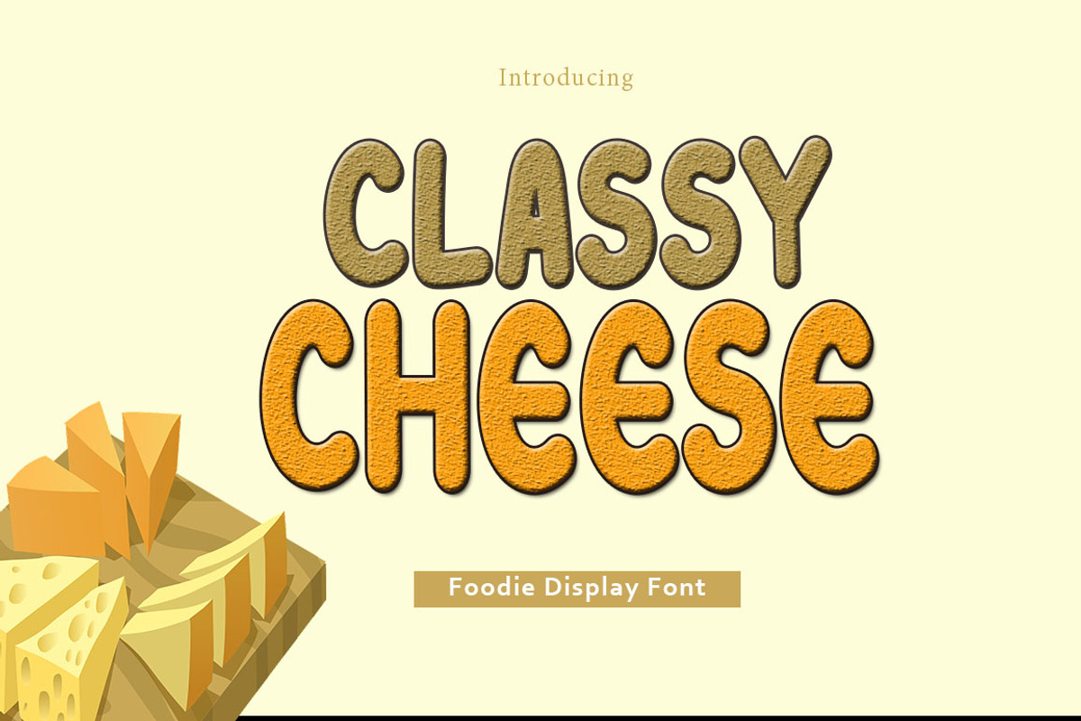 Classy Cheese, a Handwritten Font by Roni Studio (Photo 1 of 5)