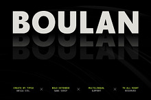 Boulan - Bold Modern Clean Logo Font