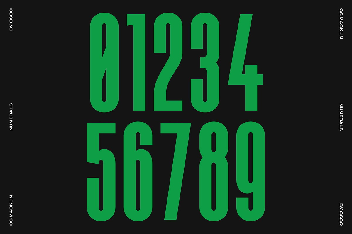 CS Macklin – Condensed Font, a Sans Serif Font by Craft Supply Co. (Photo 5 of 8)