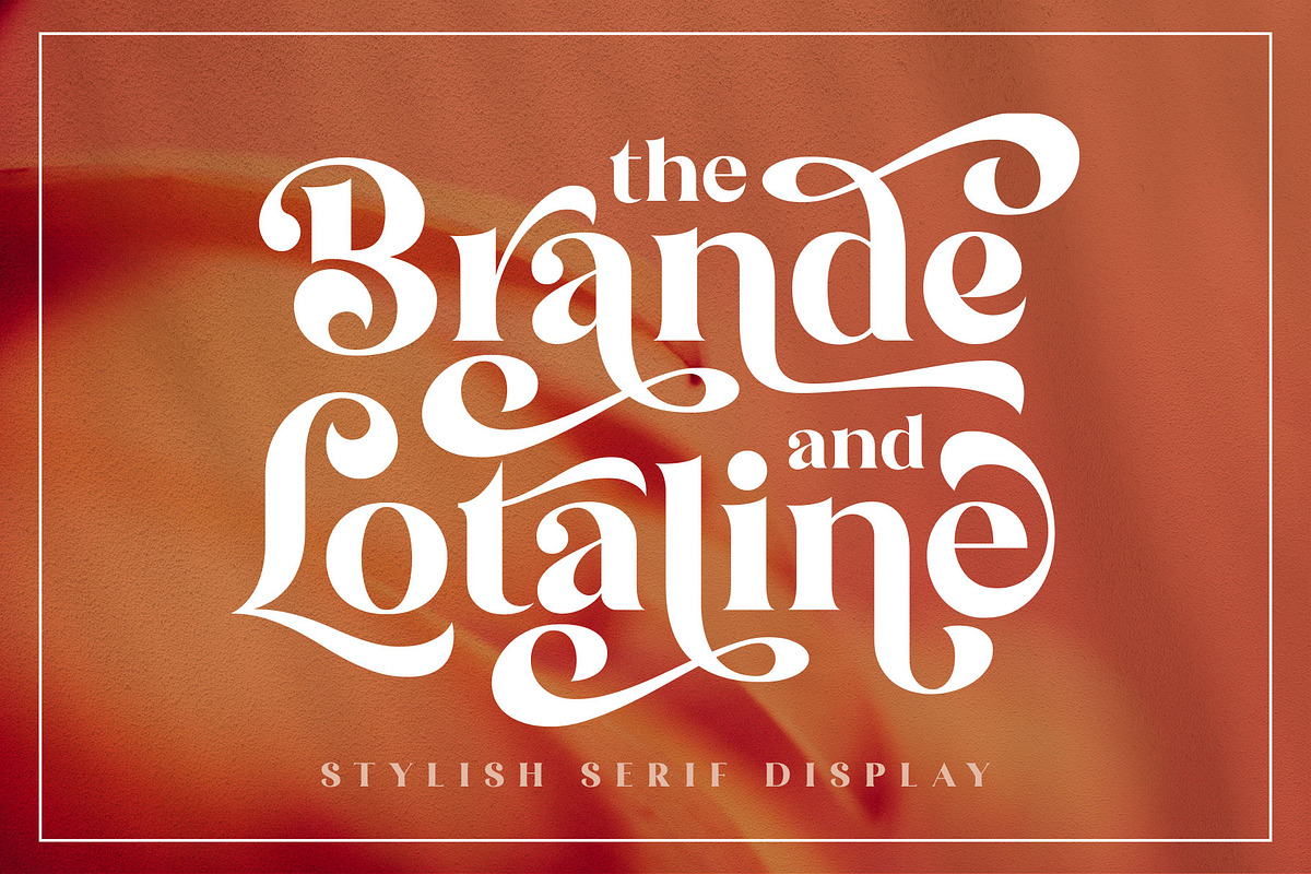 The Brande and Lotaline [UPDATED], a Serif Font by Arterfak Project (Photo 7 of 15)