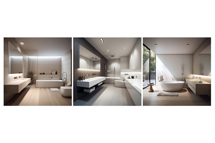 home minimalist bathroom interior, an Architecture Photo by pikepicture