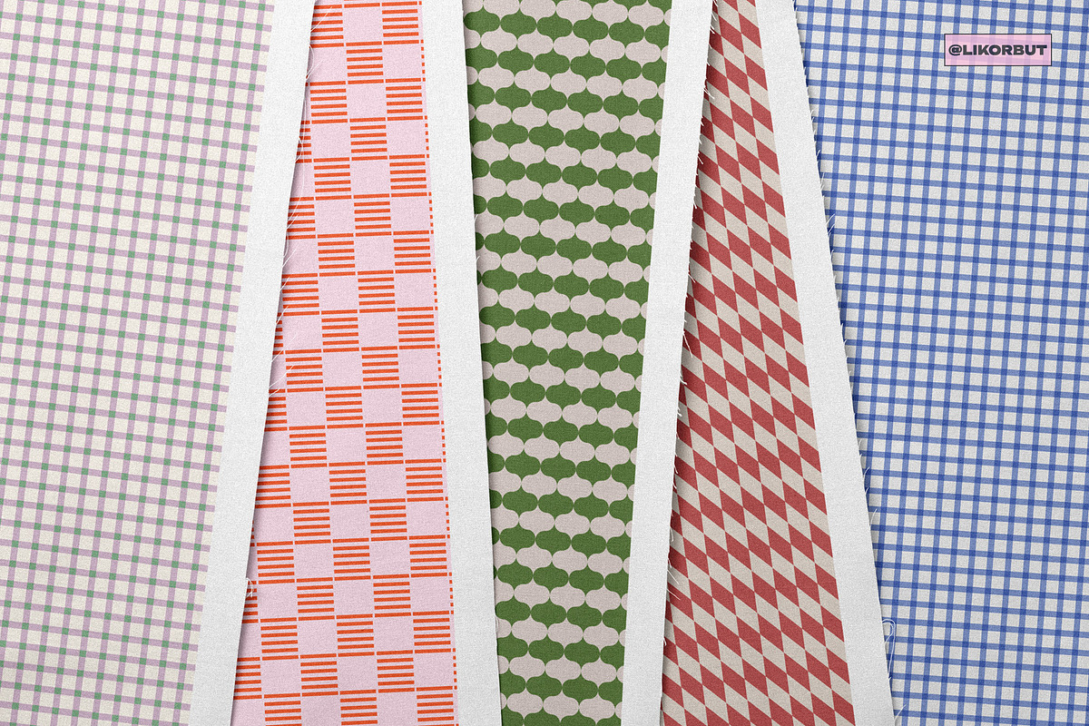 Cozy Vintage Geometric Pattern Set, a Pattern Graphic by likorbut (Photo 8 of 9)