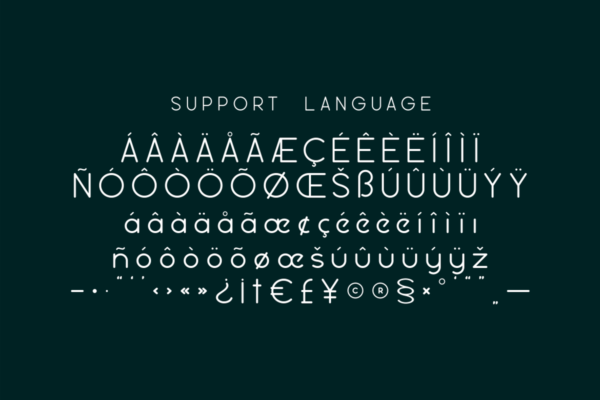 Qa Ponds Multi language Font, a Sans Serif Font by Monoletter Studio (Photo 4 of 4)