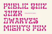 Moxen - Liquid Wavy Bubble Font, a Sans Serif Font by Casloop Studio (Thumbnail 2 of 9)