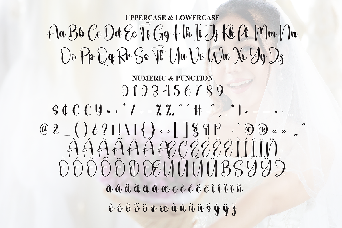 Happy Bride | Script Font, a Handwritten Font by Scratchones (Photo 7 of 9)