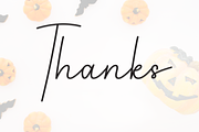 Happy Halloween | Script Font, a Handwritten Font by Scratchones (Thumbnail 7 of 7)