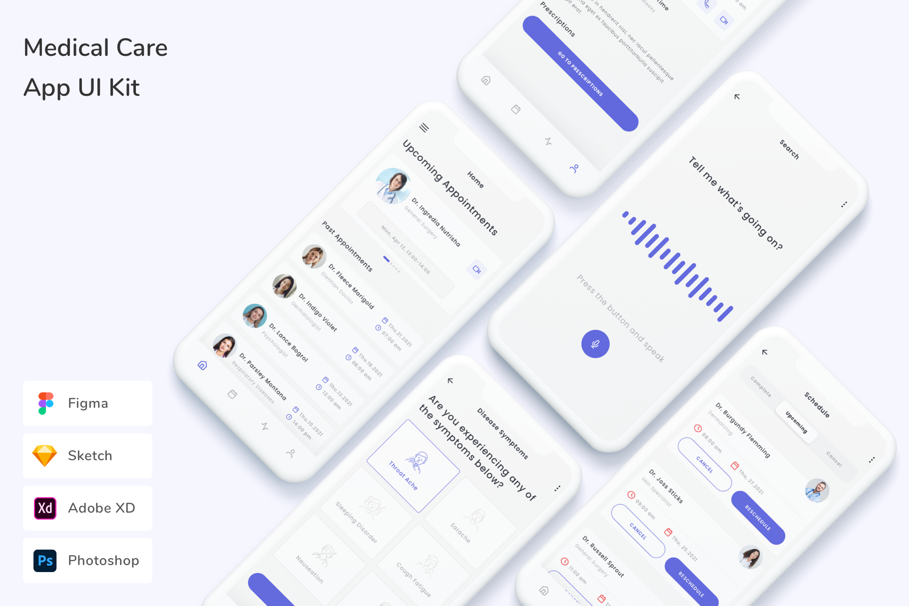 Medical Care App UI Kit, an UI Kit Template by Betush