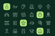 Sportswear Icon Art Set, an Outline Icon by Prosymbols (Thumbnail 8 of 8)