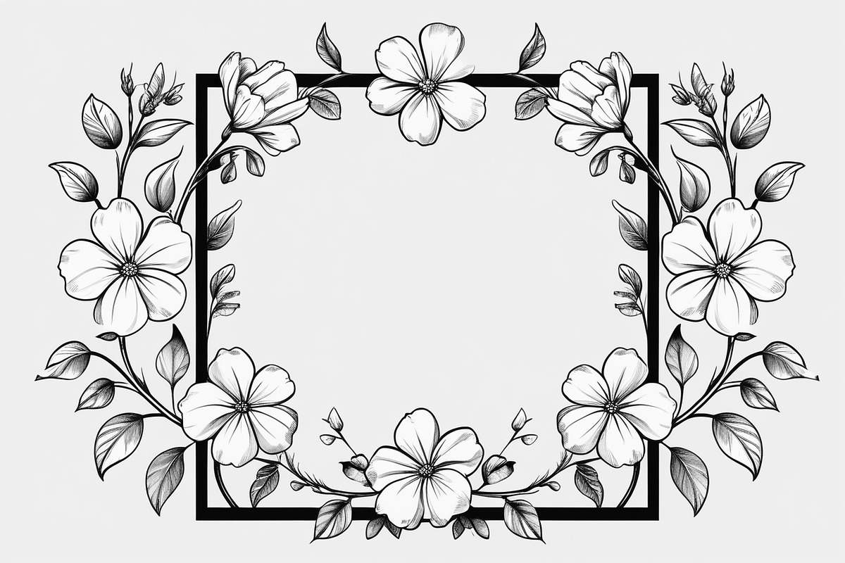 Elegant Floral Frame Bundle, an Illustration by jahid234 (Photo 6 of 9)