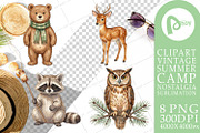 Vintage Summer Camp Sublimation, a Decorative Illustration by Artnoy (Thumbnail 12 of 18)