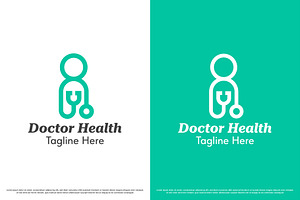 Doctor Health Logo Design Template