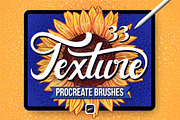 33 Textured Finish Procreate Brushes, a Brush Add-On by Riveros Illustration (Thumbnail 1 of 10)