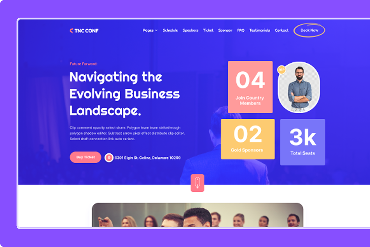 TNC Conf – Conference Figma UI Kit, an UI Kit Template by TNCFlow (Photo 3 of 5)
