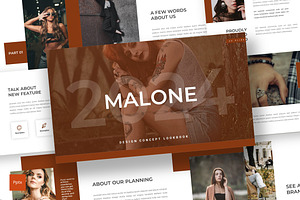 Malone - Powerpoint Template, a Presentation Template by inspirasign