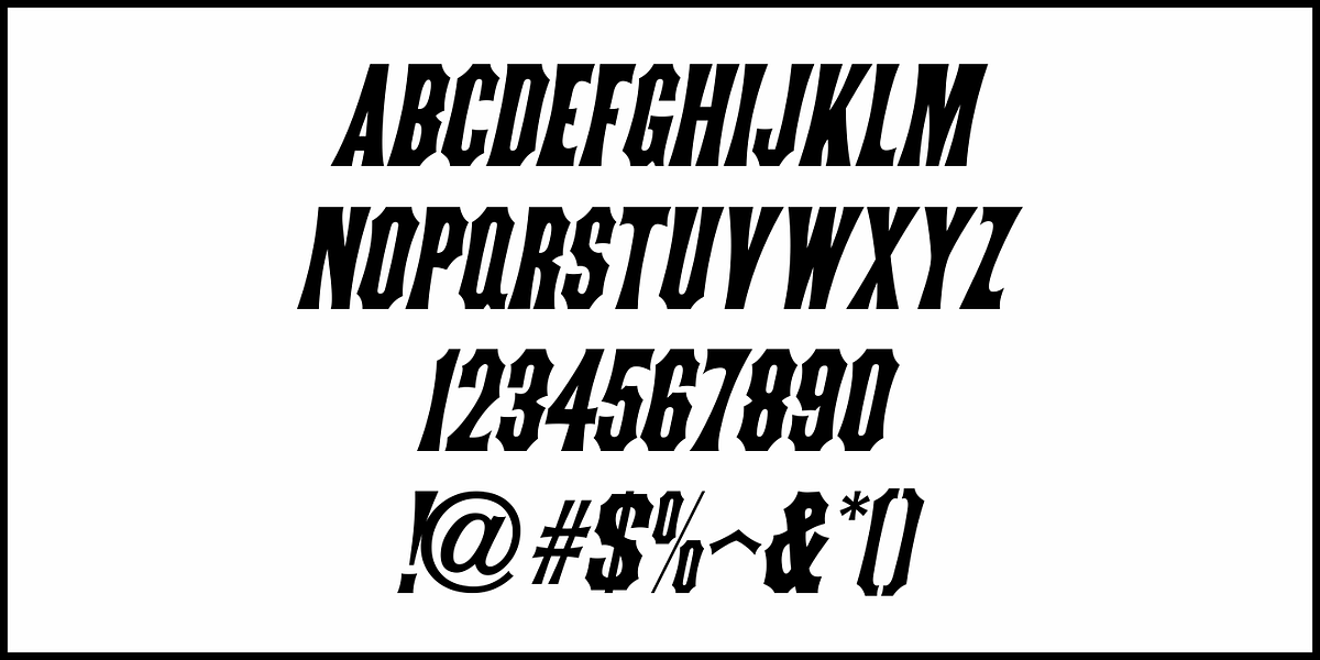 Table Wood JNL, a Font by Jeff Levine Fonts (Photo 5 of 5)