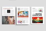 Artistic E-Book Layout Template, an UI Kit Template by ContestDesign (Thumbnail 4 of 6)