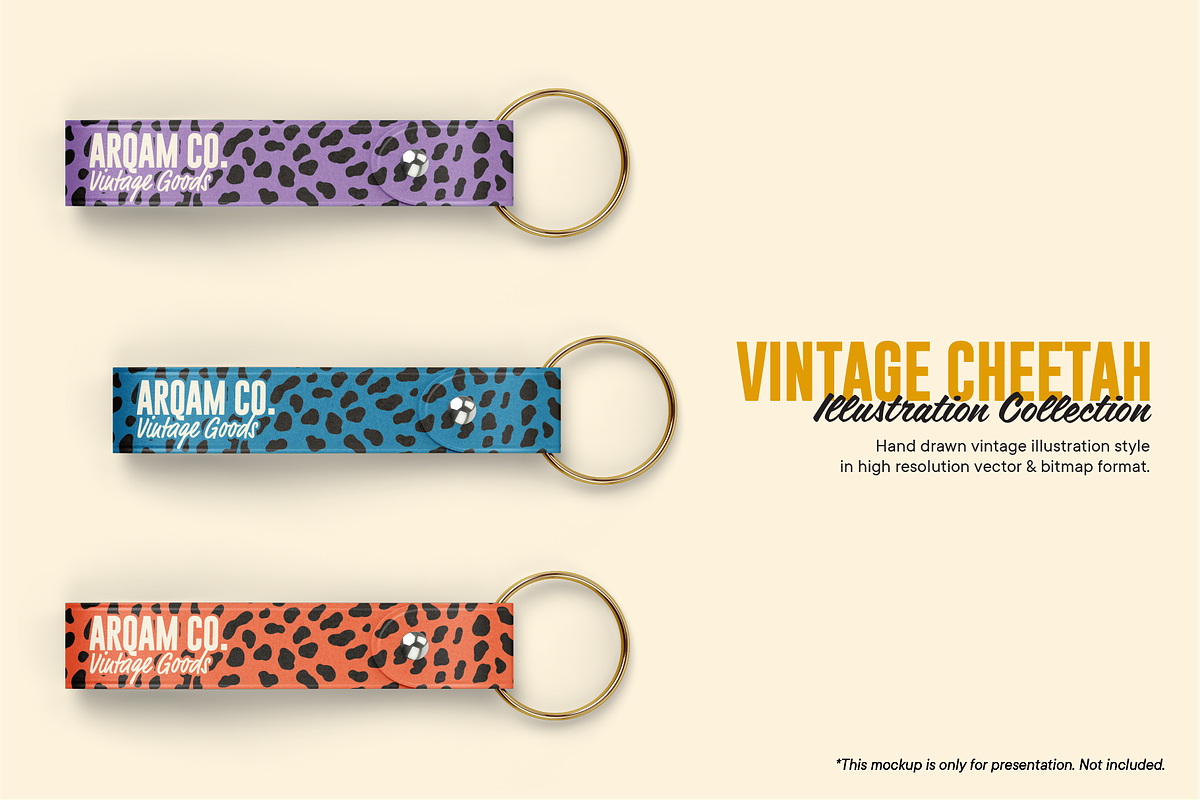 Vintage Cheetah Illustrations, an Animal Illustration by ARQAM Studio (Photo 6 of 9)