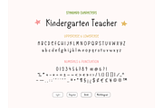 Kindergarten Teacher Font, a Handwritten Font by Kaya Fonts (Thumbnail 19 of 19)