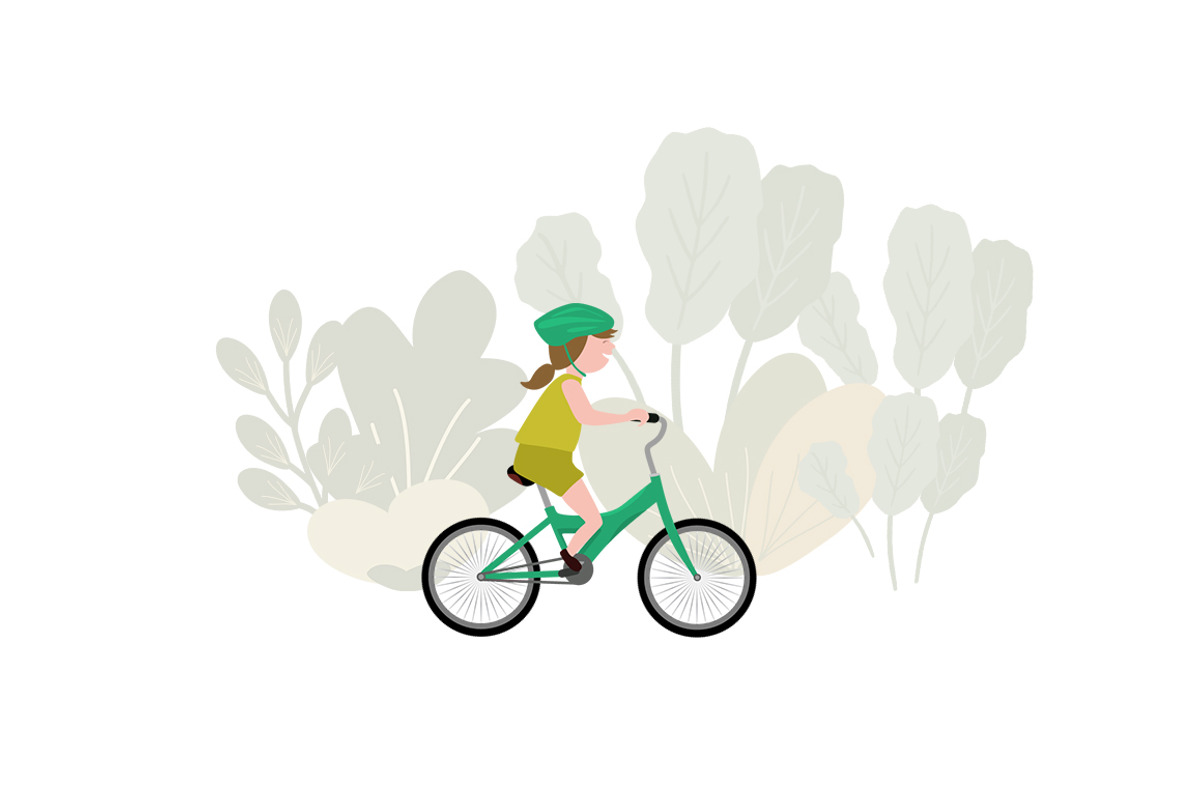 Bike / bicycle vector set, an Illustration by land art (Photo 10 of 20)