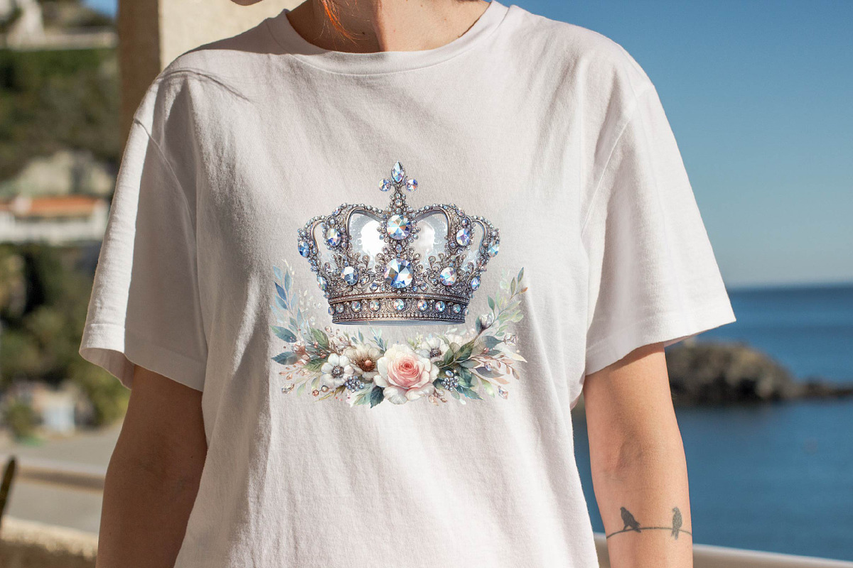 Purple Diamond Queen Tiara Sublimat, an Illustration by SVGArt (Photo 5 of 9)