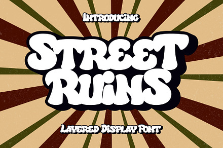 Street Ruins, a Font by Prioritype Co