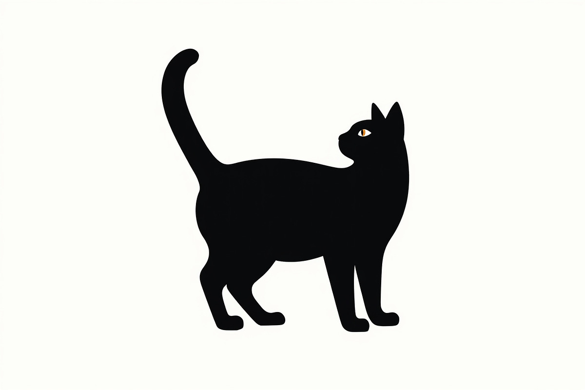Elegant Cat  Silhouette Bundle, a Graphic by hafijul (Photo 3 of 11)