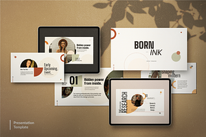 BORN - Ink Powerpoint Template