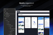Flight Booking Mobile App UI Kit, an UI Kit Template by Creative Perspective (Thumbnail 4 of 6)