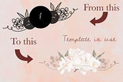 Procreate Floral Arrangement Stamps, a Brush Add-On by Kerstinsstudio (Thumbnail 2 of 3)