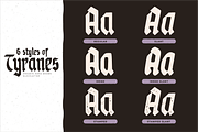 STH Tyranes + Extras, a Blackletter Font by Sitintahitam (Thumbnail 6 of 11)
