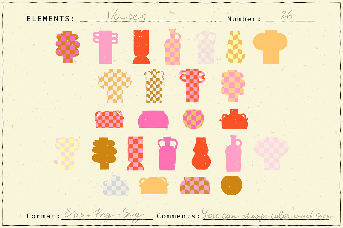 Retro Flowers Collection, a Pattern Graphic by NKTN (Photo 3 of 15)