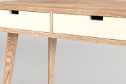 Scandinavian Desk 06, a Furniture 3D Model by maxtracing2 (Thumbnail 10 of 11)