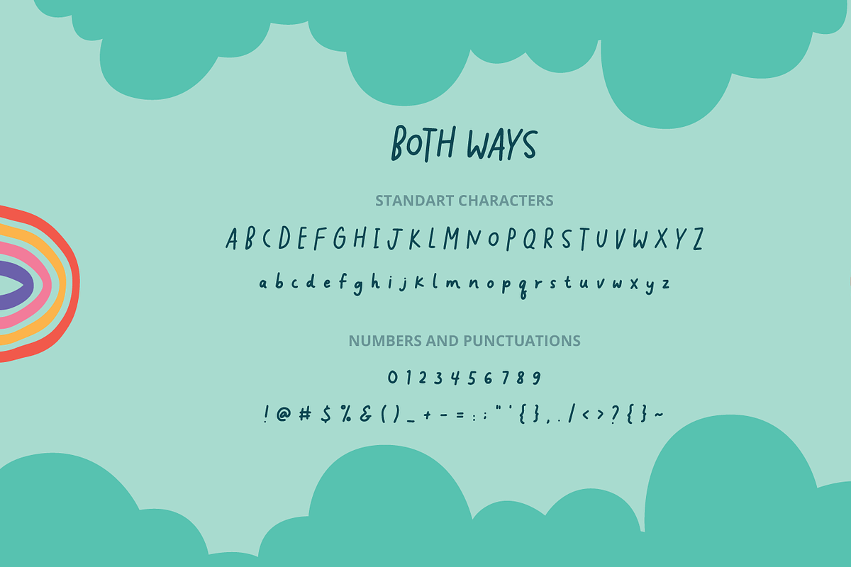 Children's Book Handwritten Font, a Sans Serif Font by deTheme (Photo 7 of 7)