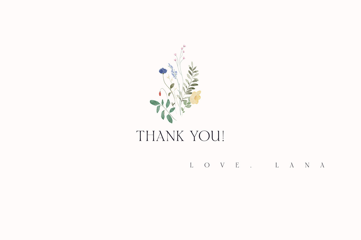 BRIGHT Watercolor Wildflowers, a Decorative Illustration by Lana Elanor (Photo 11 of 11)