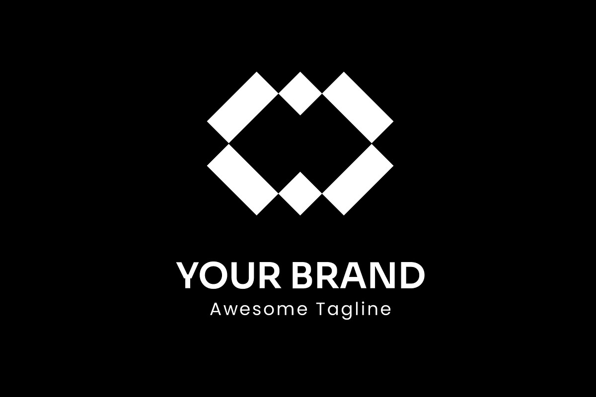 Geometric Style - Letter M, a Templates & Theme by Dorst Branding (Photo 3 of 3)