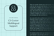 CS Coster – Contemporary Font, a Sans Serif Font by Craft Supply Co. (Thumbnail 6 of 8)