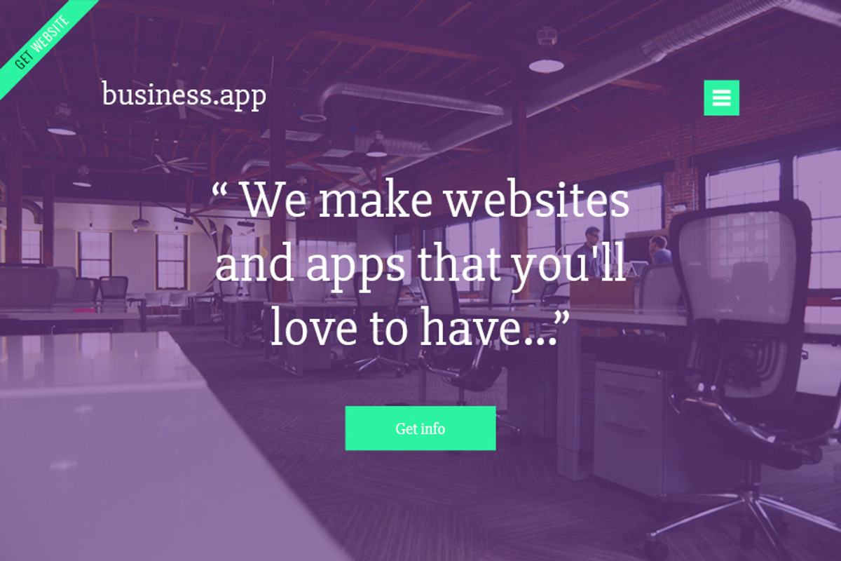 Business.app - PSD Template, an App Template by irina.mosiyuk (Photo 1 of 4)